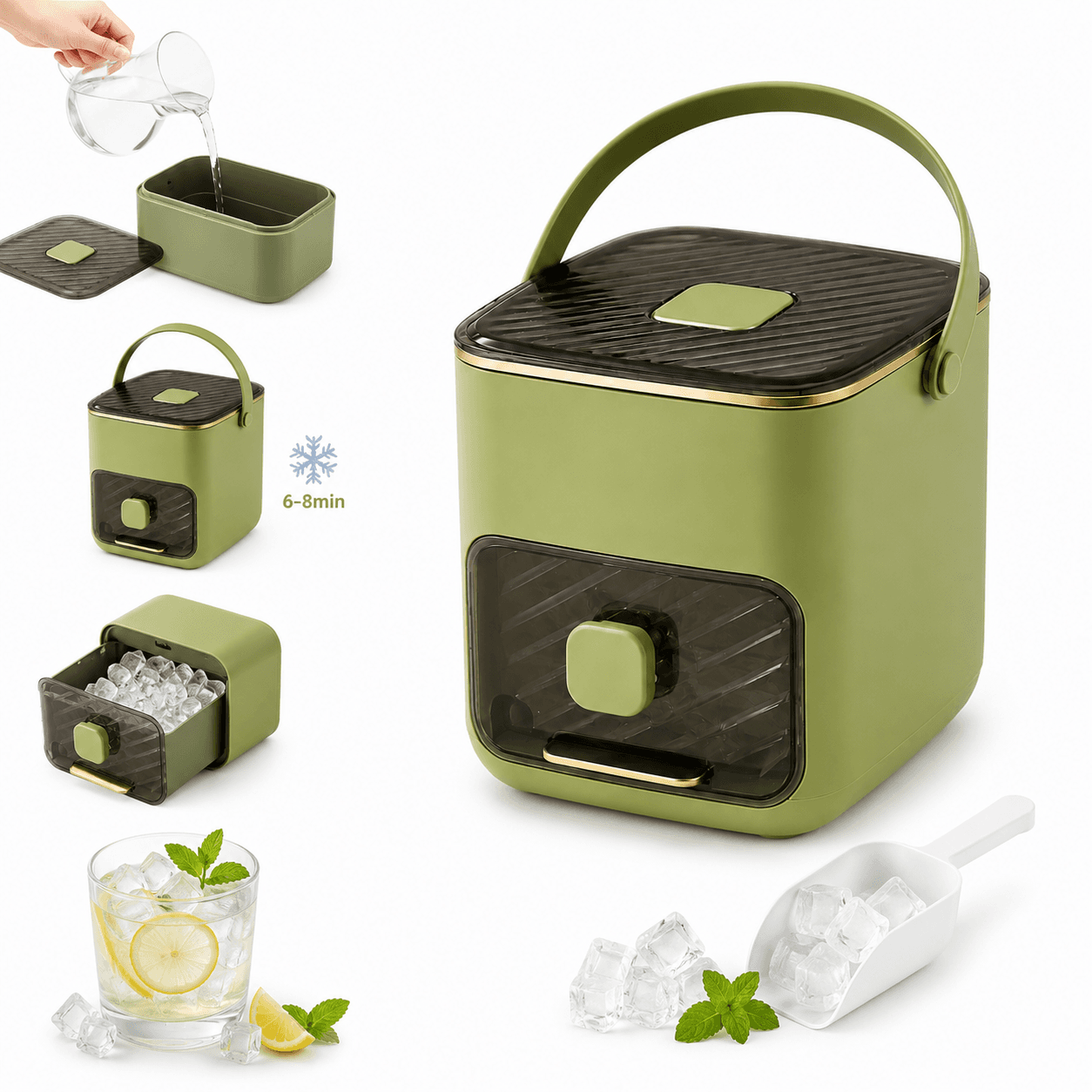 48 Grid Ice Cube Maker